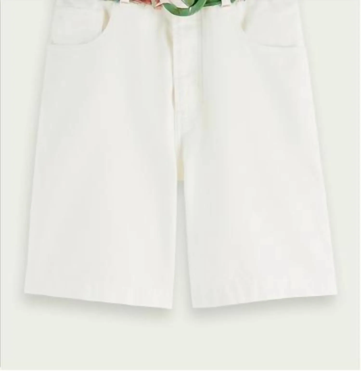 Cruise High Rise Short In White