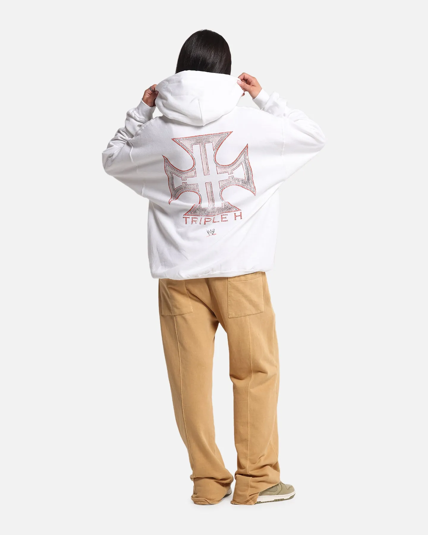 Culture Kings X WWE Triple H Wrestlemania XLI Premium Hoodie White