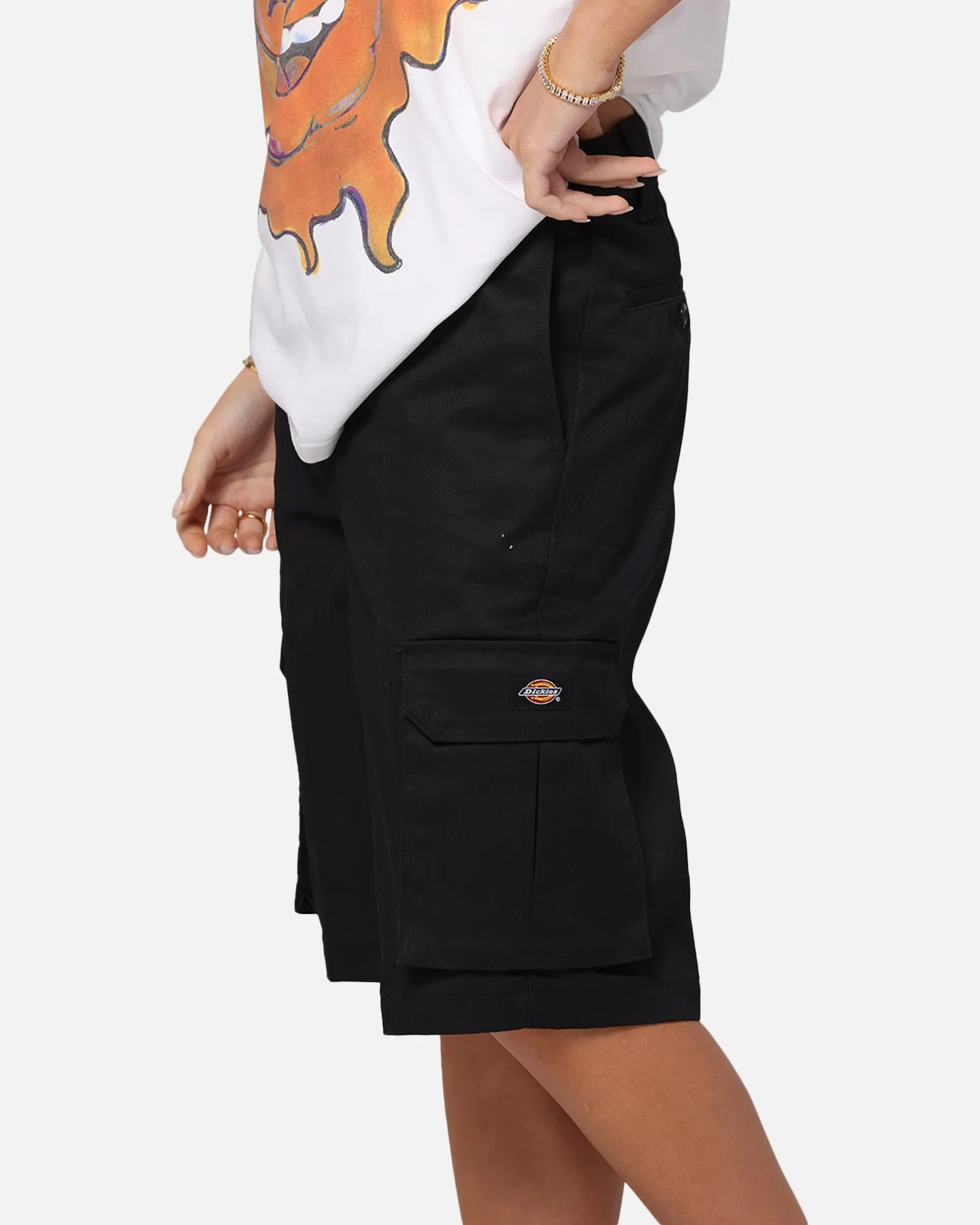 Dickies 131 Slim Straight Cargo Shorts Black