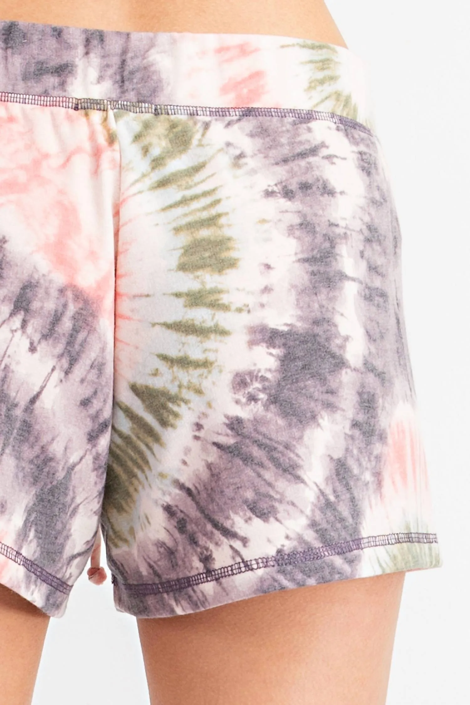 Don't Worry Be Happy Shorts In Tie-Dye Multi