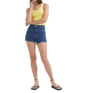 Dusters Billie Shorts In Vintage Indigo
