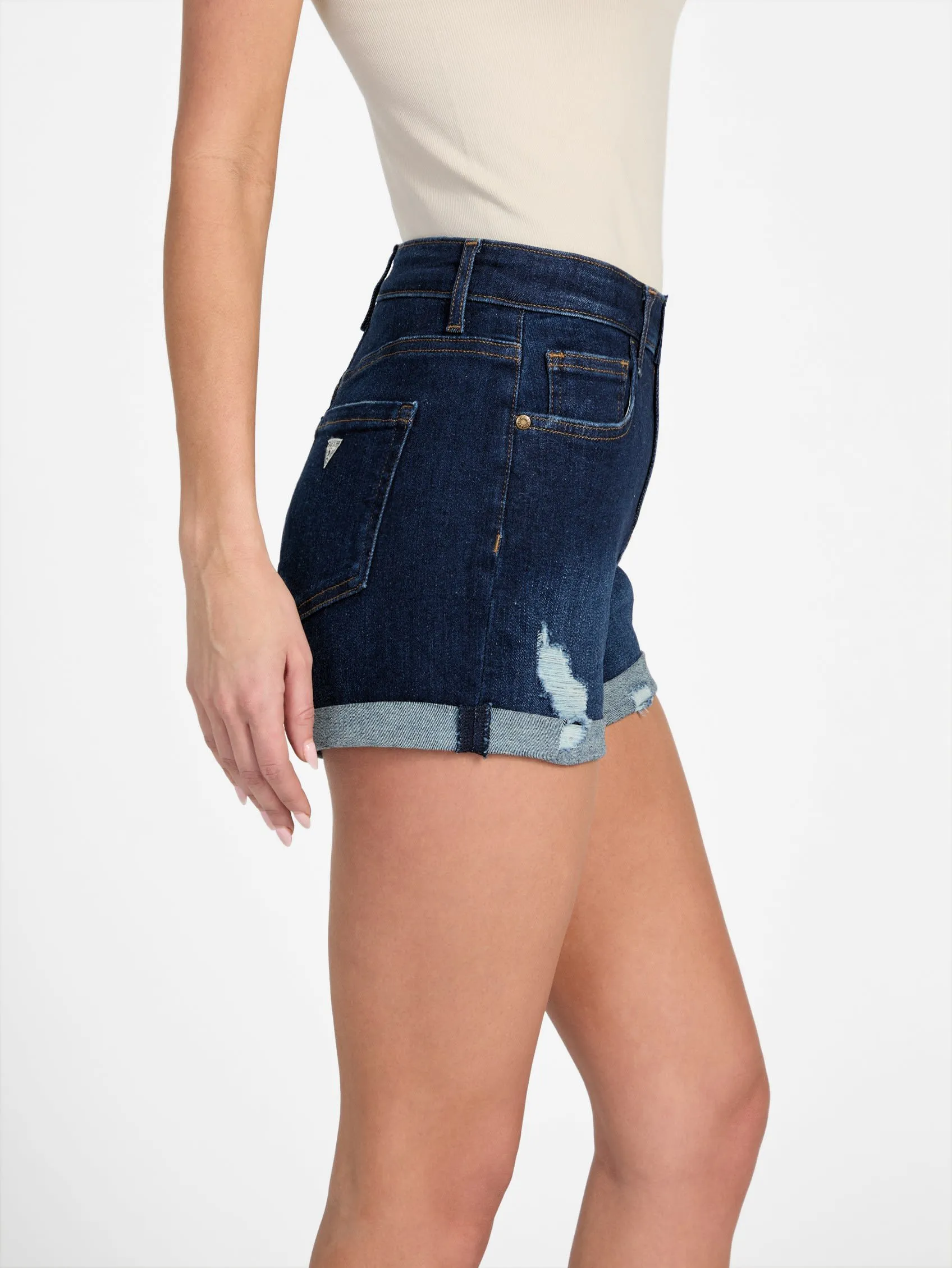 Eco Tamar Mid-Rise Cuffed Shorts