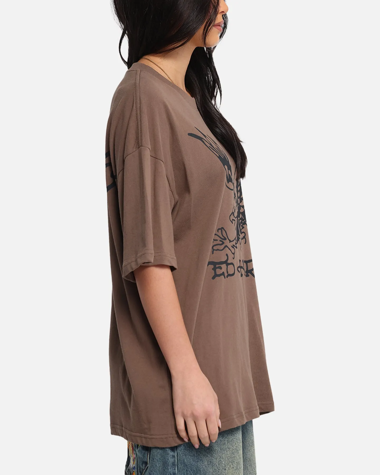 Ed Hardy Eagle T-Shirt Brown