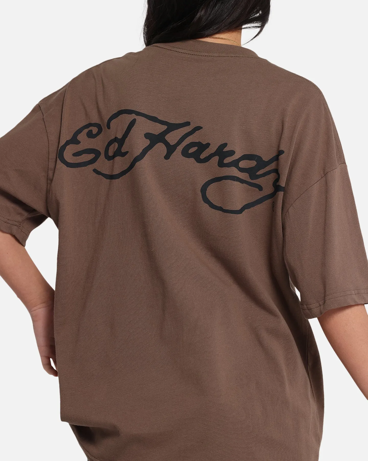 Ed Hardy Eagle T-Shirt Brown