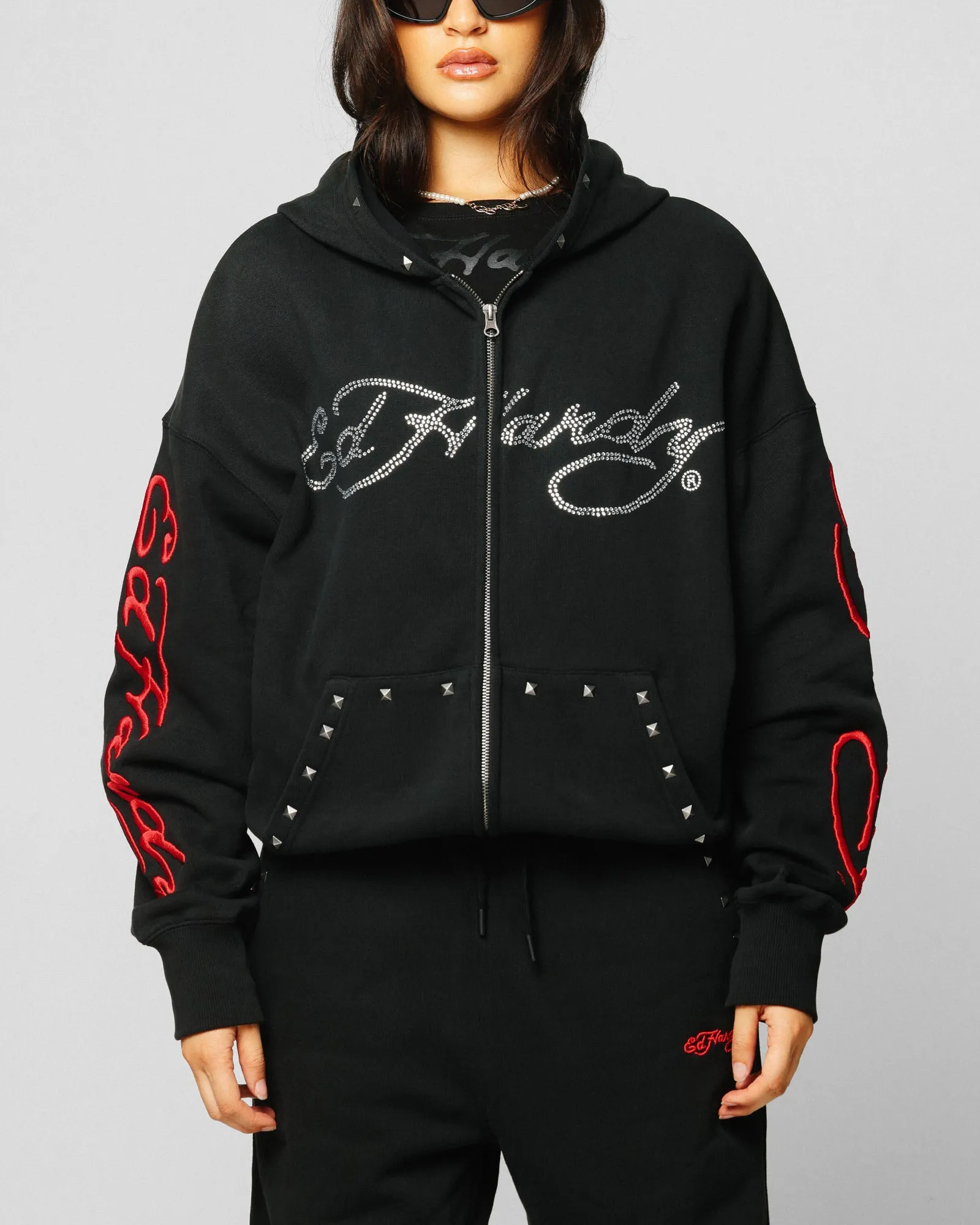 Ed Hardy Ed Hardy Hoodie Black