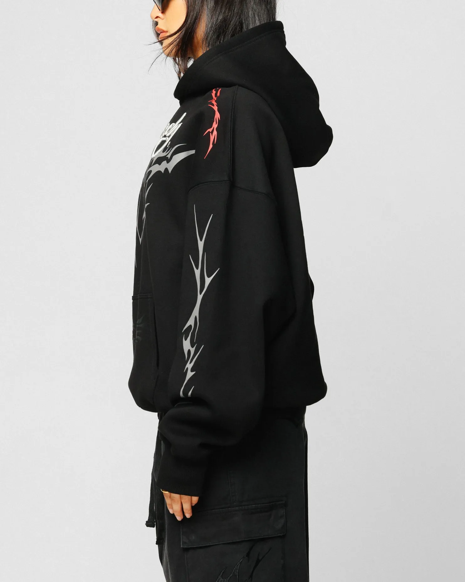 Ed Hardy Electric Hoodie Black