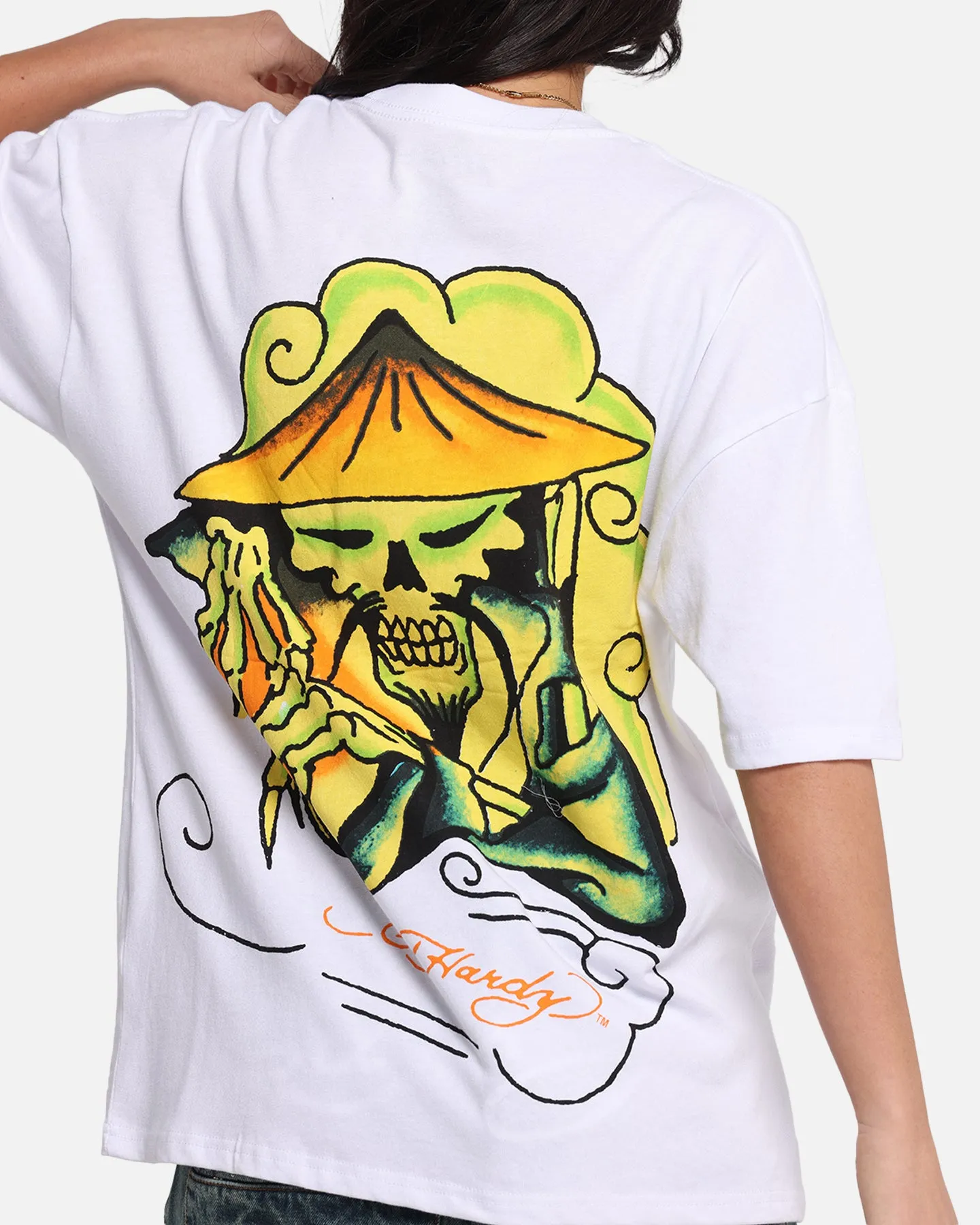 Ed Hardy Skull Sovereign T-Shirt White