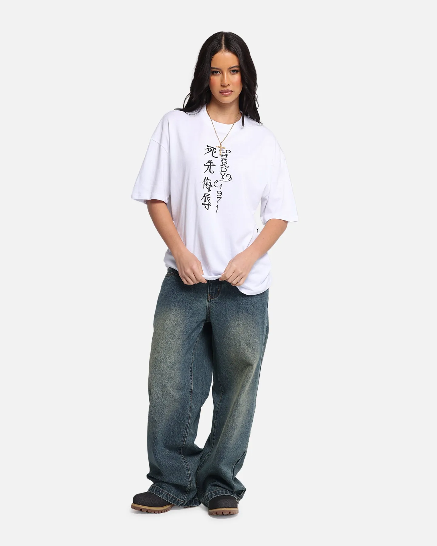 Ed Hardy Skull Sovereign T-Shirt White