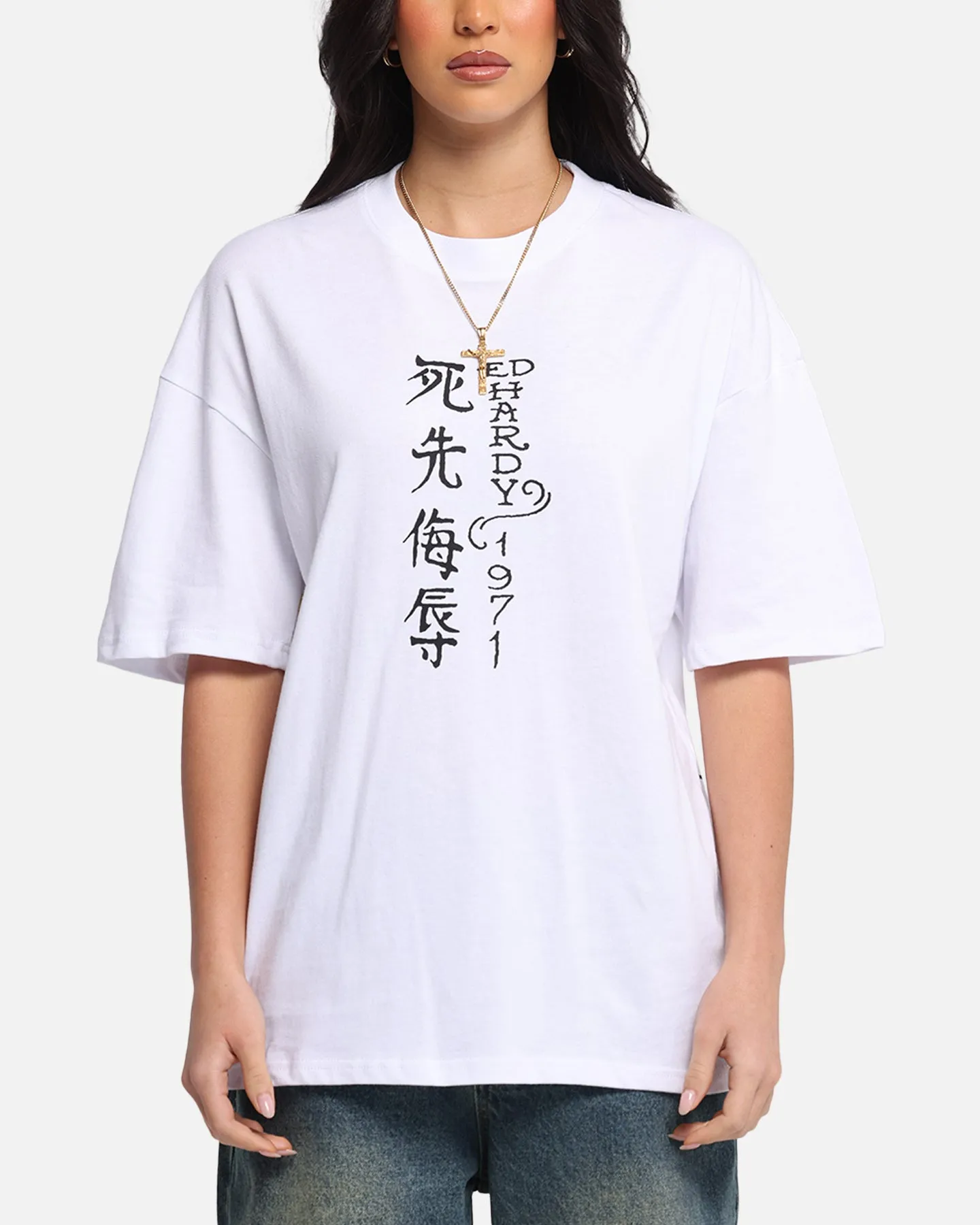 Ed Hardy Skull Sovereign T-Shirt White