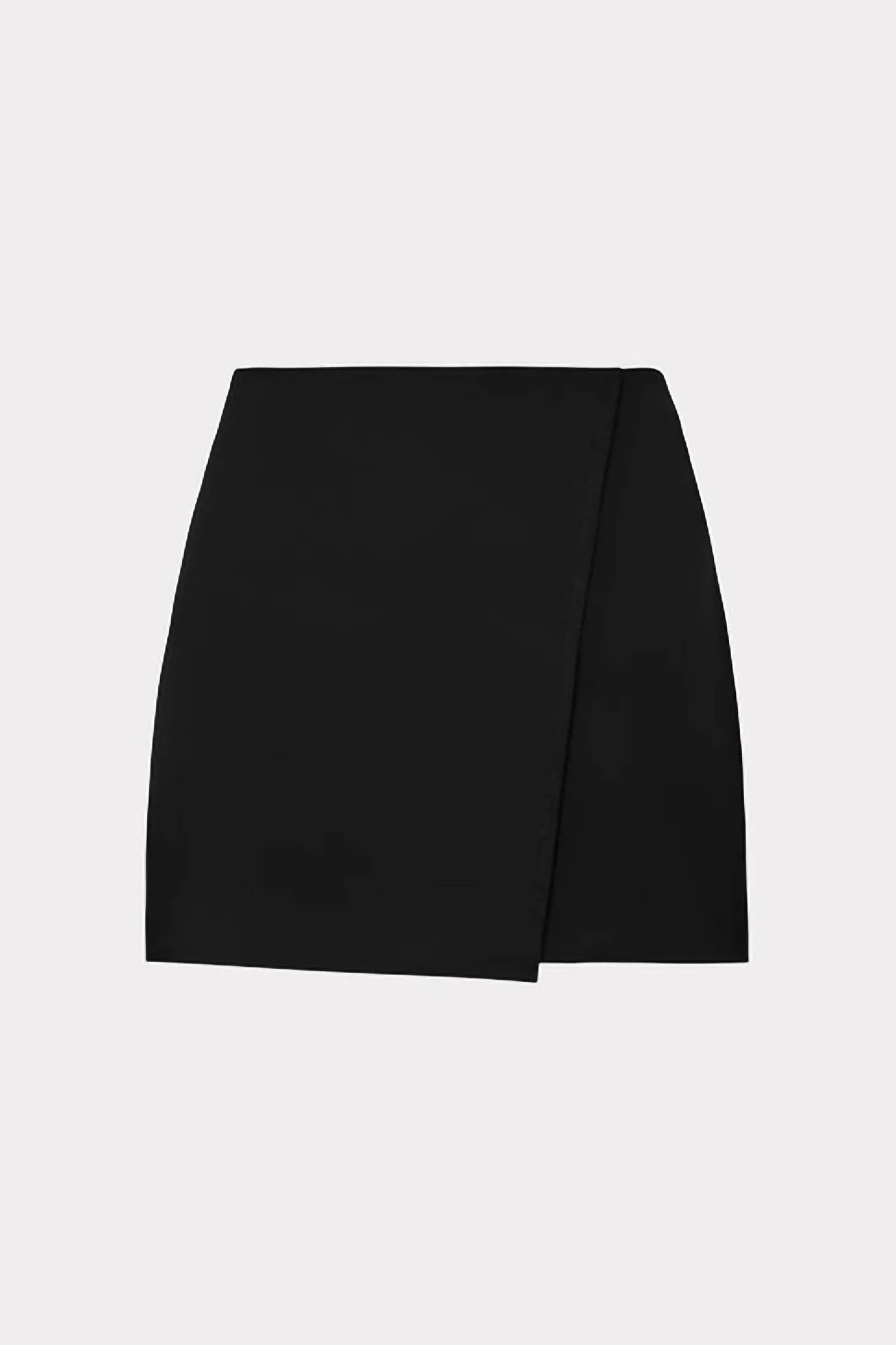 Evalyn Crepe Skort In Black