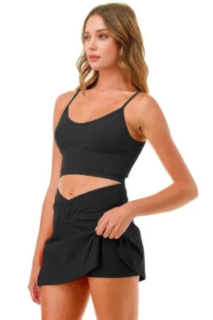 FASHNZFAB Women's Premium Tennis Pickleball Short Skirt Skort