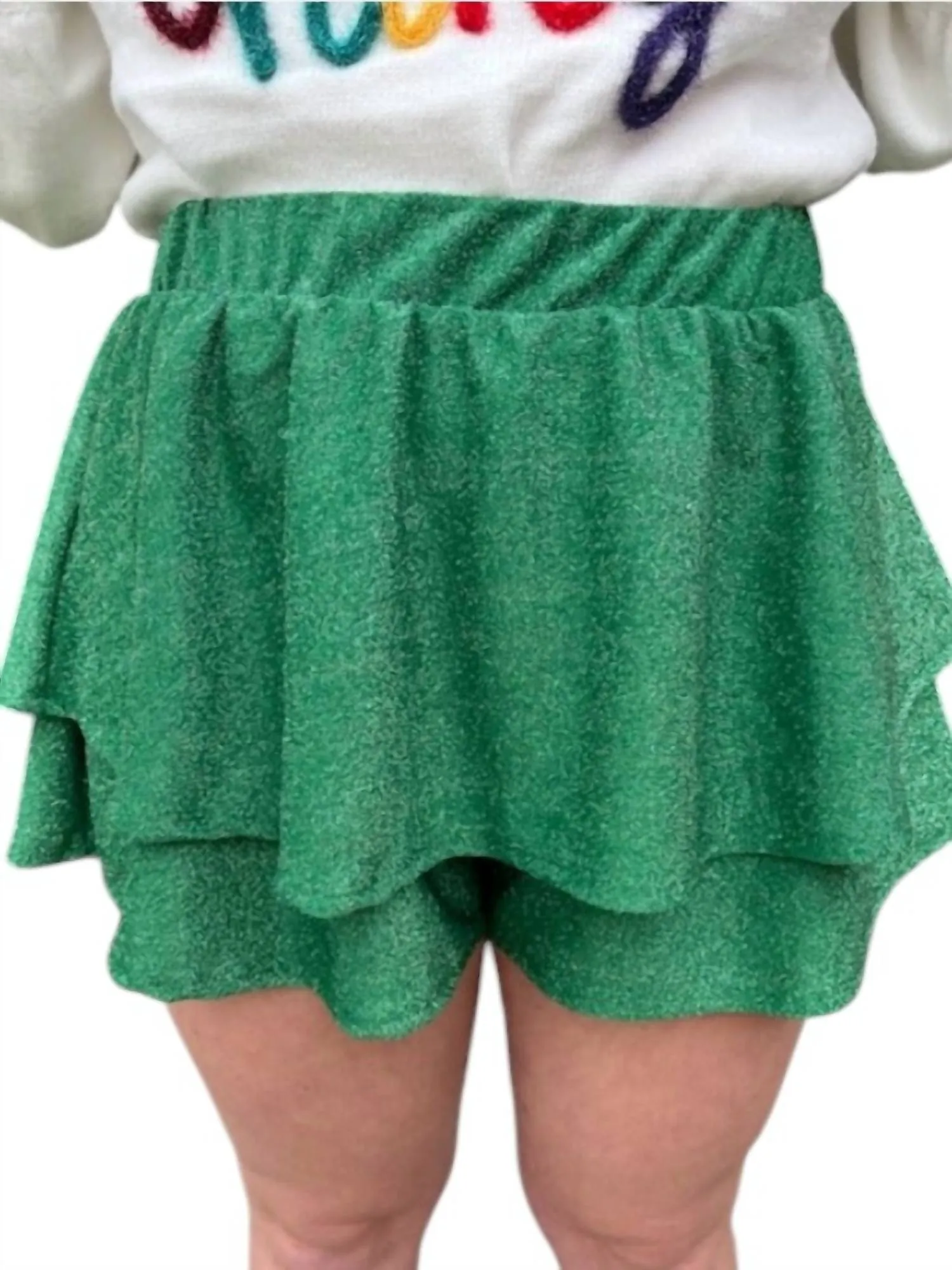 Get It Going Skort In Green