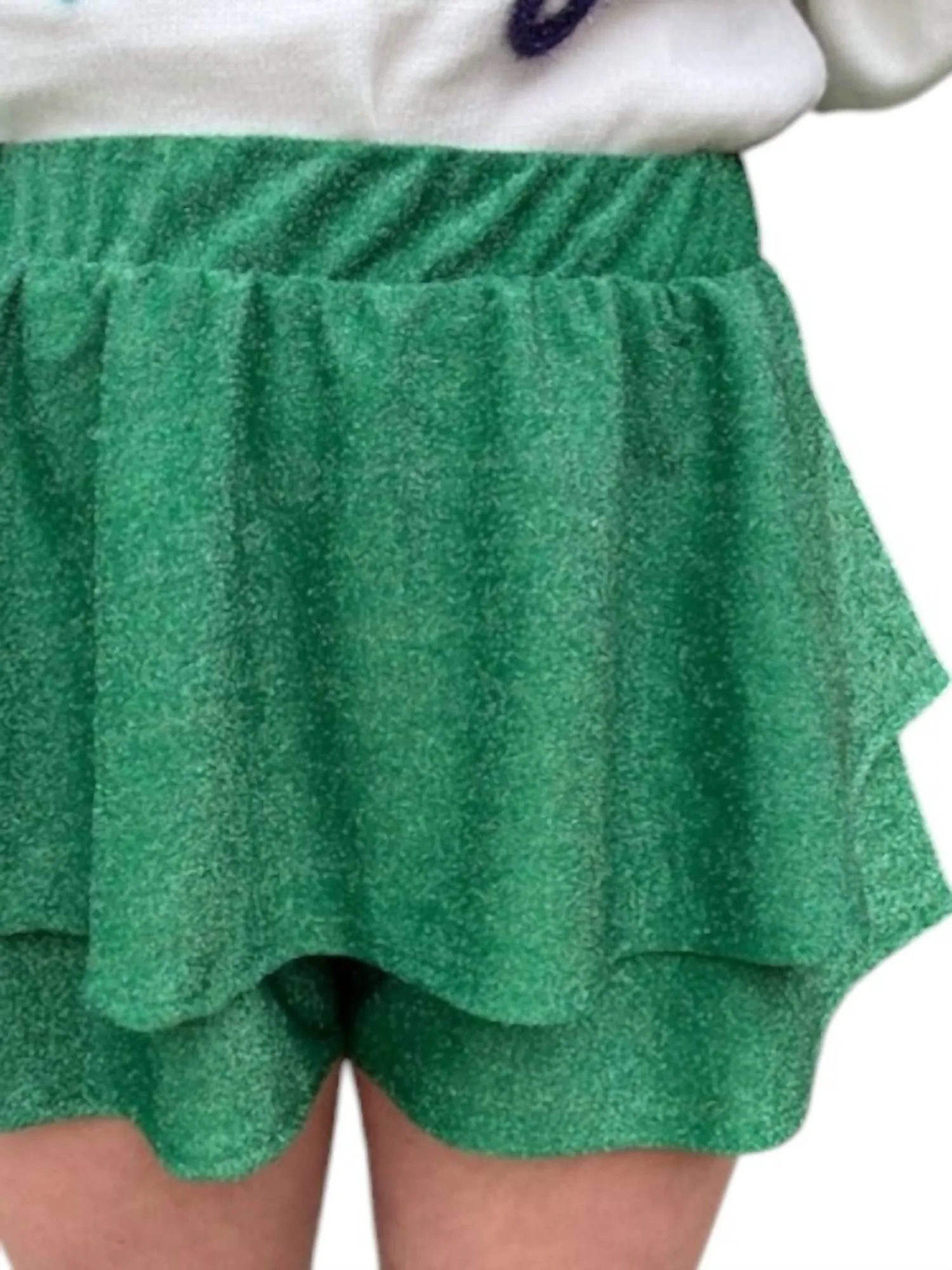 Get It Going Skort In Green