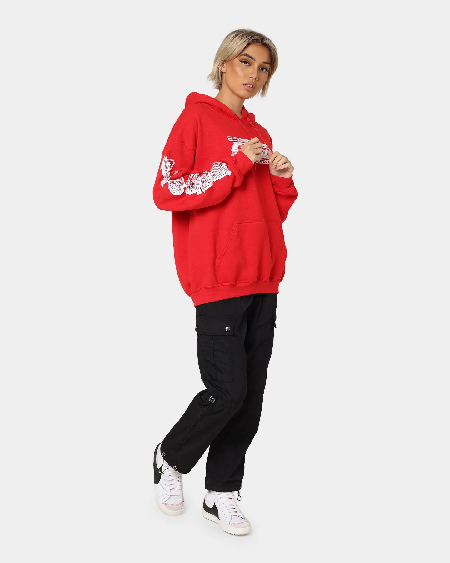 Goat Crew Anime Hoodie Red