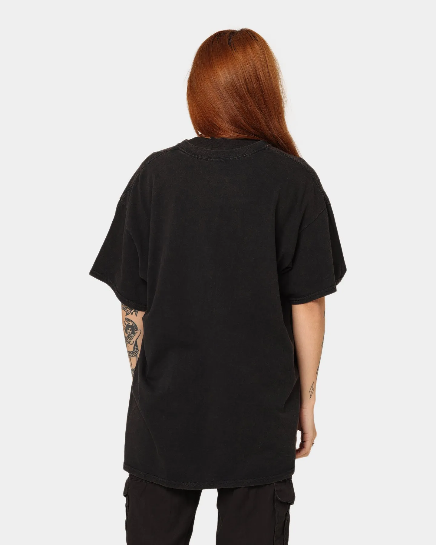 Goat Crew Goat Skull Vintage T-Shirt Black Wash