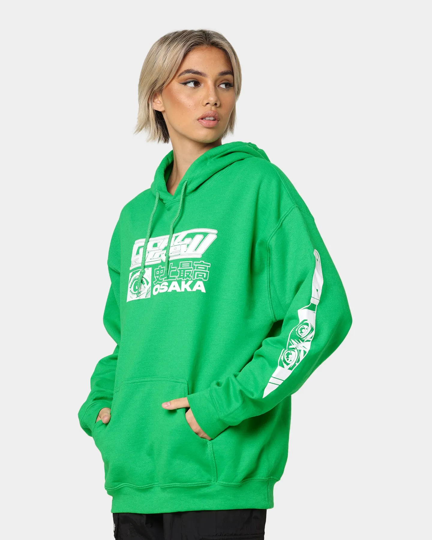 Goat Crew Osaka Hoodie Green