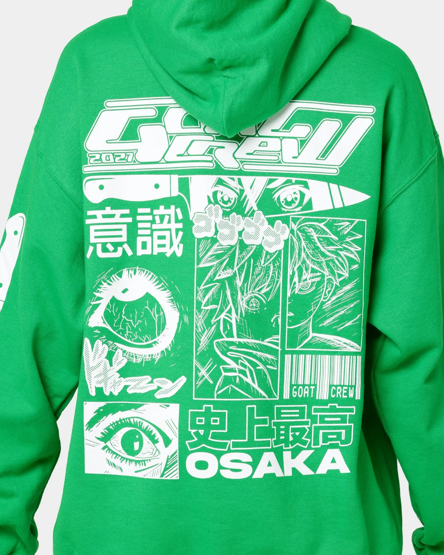 Goat Crew Osaka Hoodie Green