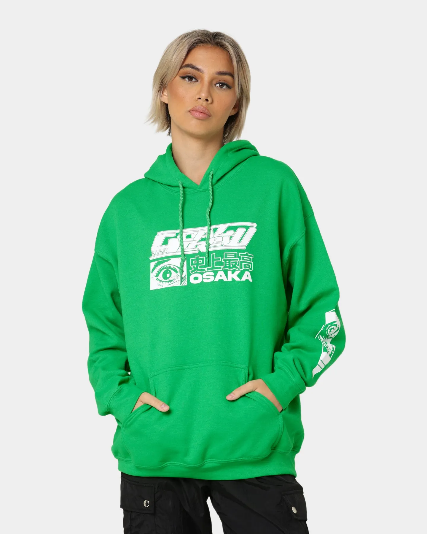 Goat Crew Osaka Hoodie Green