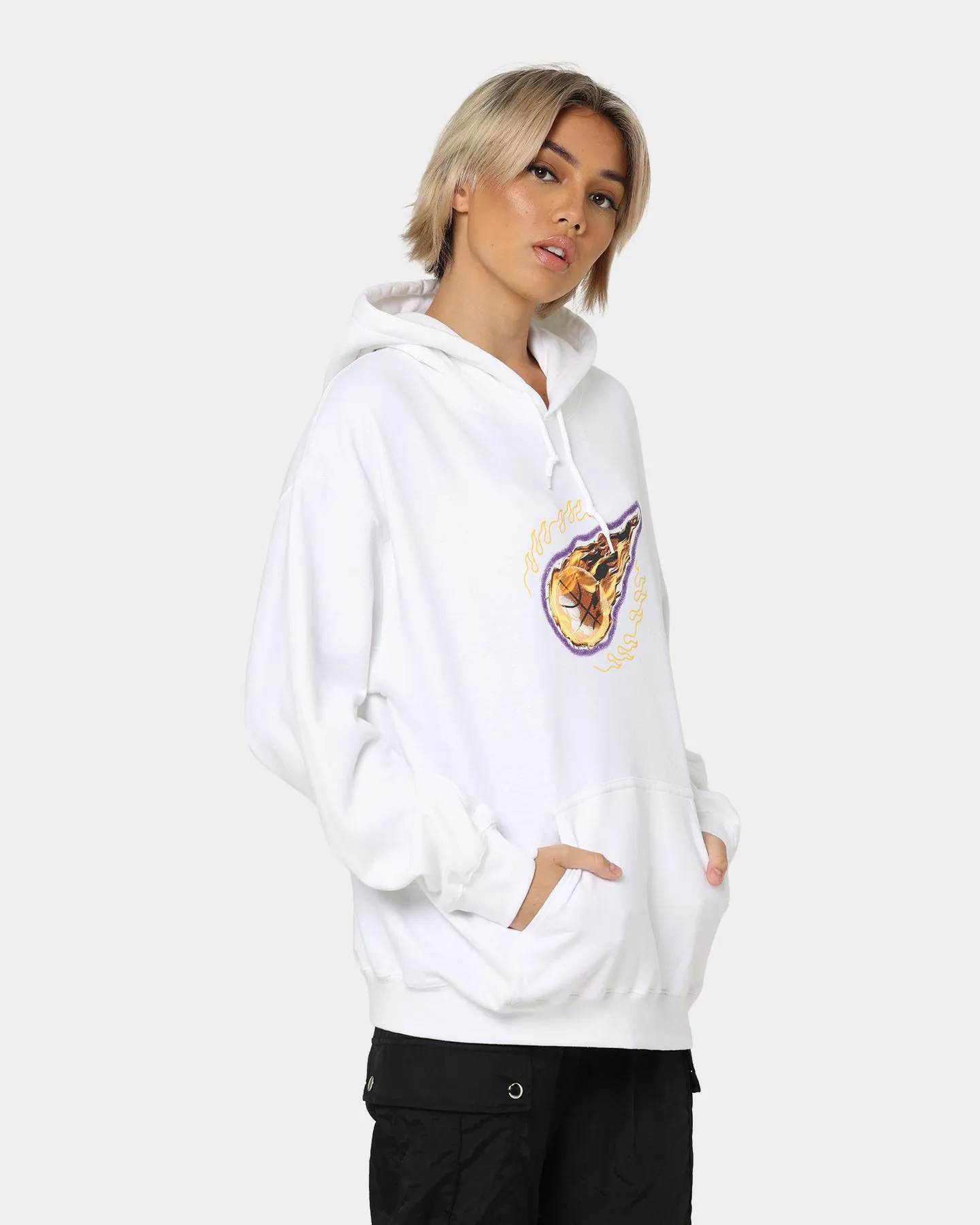 Goat Crew Space Slam Hoodie White
