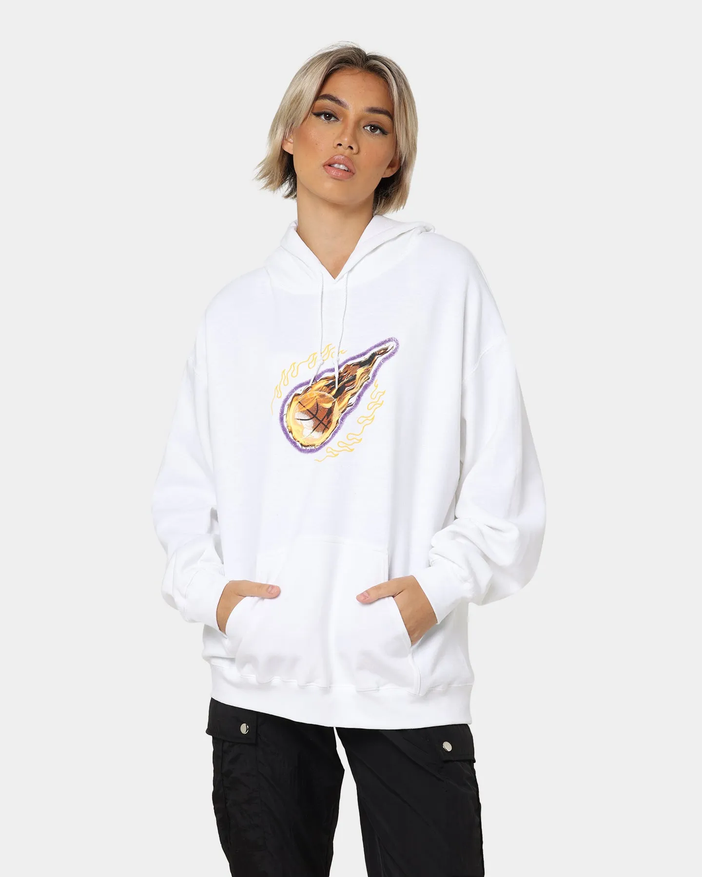 Goat Crew Space Slam Hoodie White