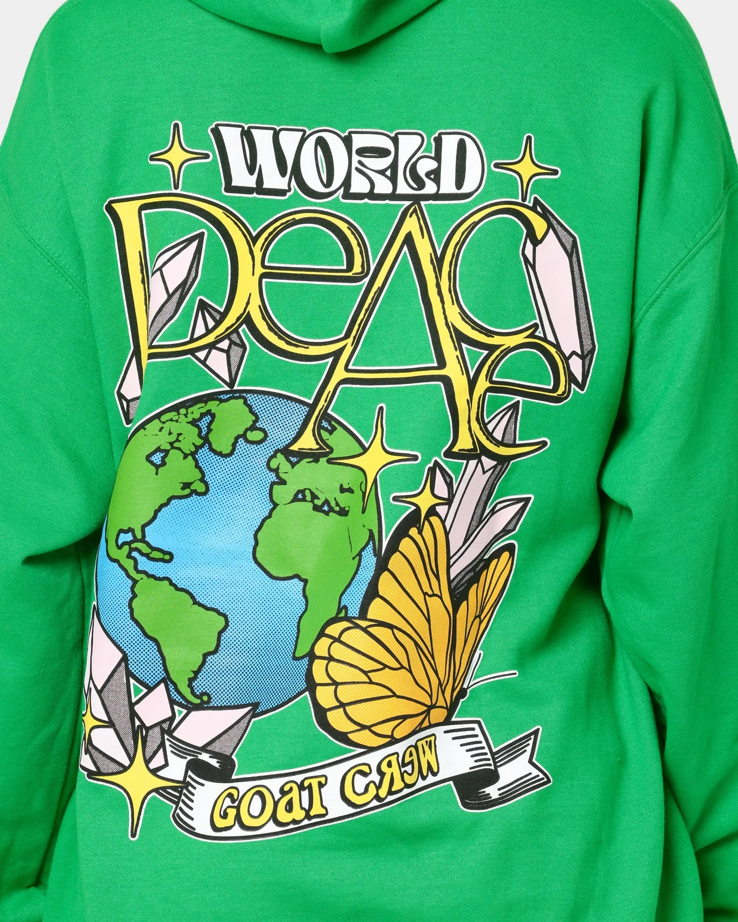 Goat Crew World Peace Hoodie Green