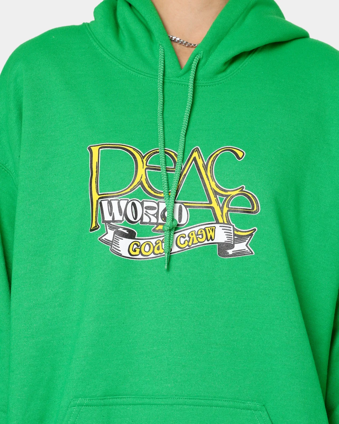 Goat Crew World Peace Hoodie Green