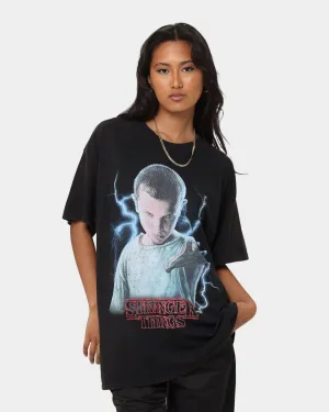 Goat Crew X Stranger Things Eleven Premium Vintage T-Shirt Black Wash