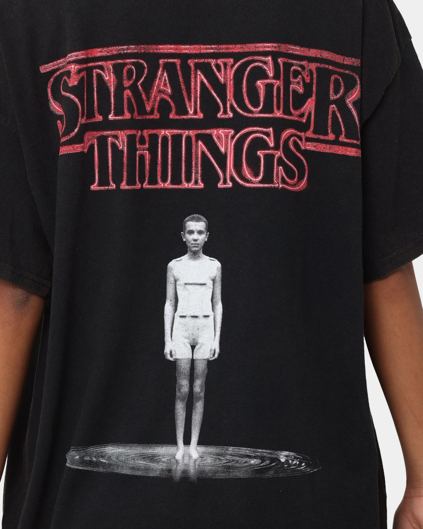 Goat Crew X Stranger Things Eleven Premium Vintage T-Shirt Black Wash
