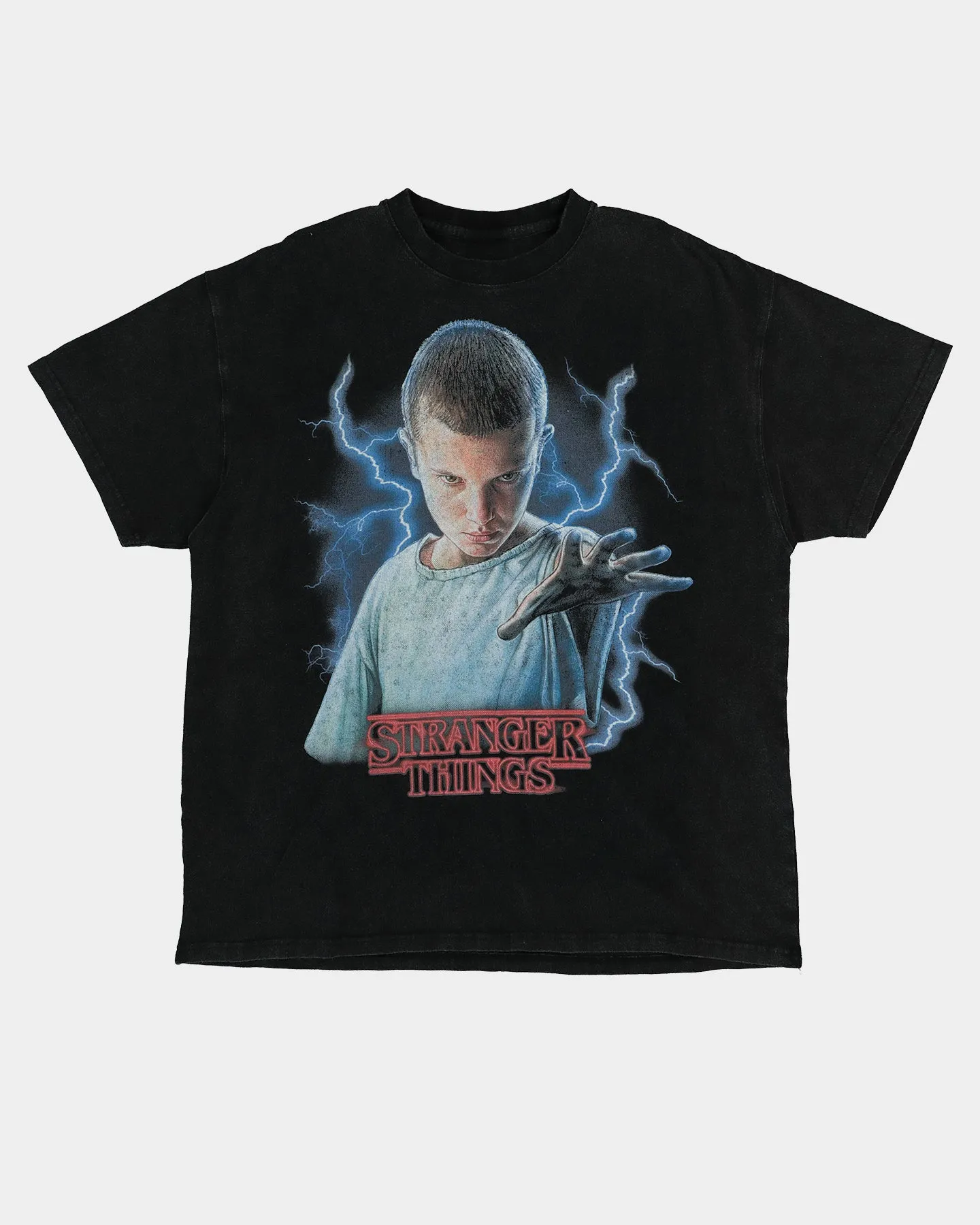 Goat Crew X Stranger Things Eleven Premium Vintage T-Shirt Black Wash