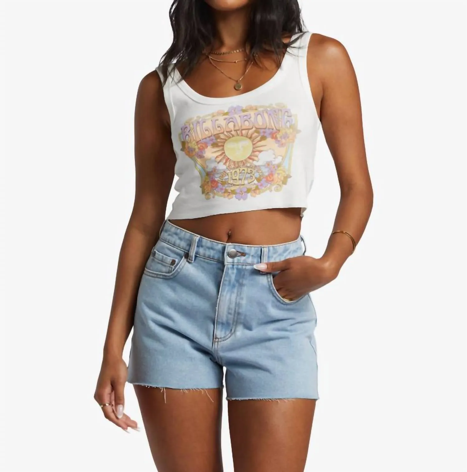 High Tide Shorts In Soft Indigo
