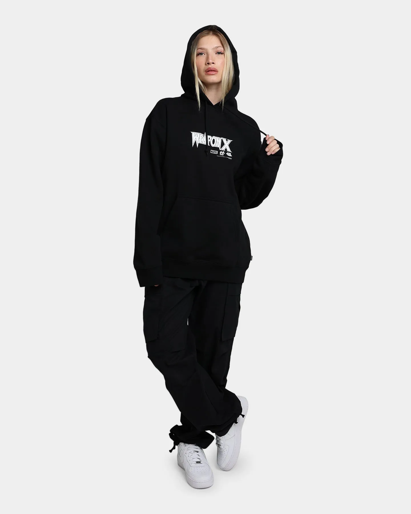 HUF X Marvel Weapon X Hoodie Black