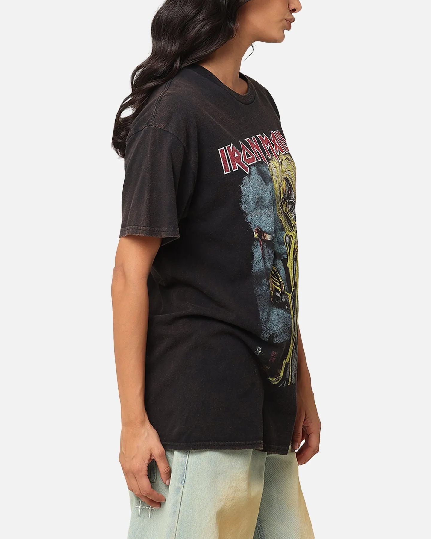 Iron Maiden Killers Green T-Shirt Black Vintage
