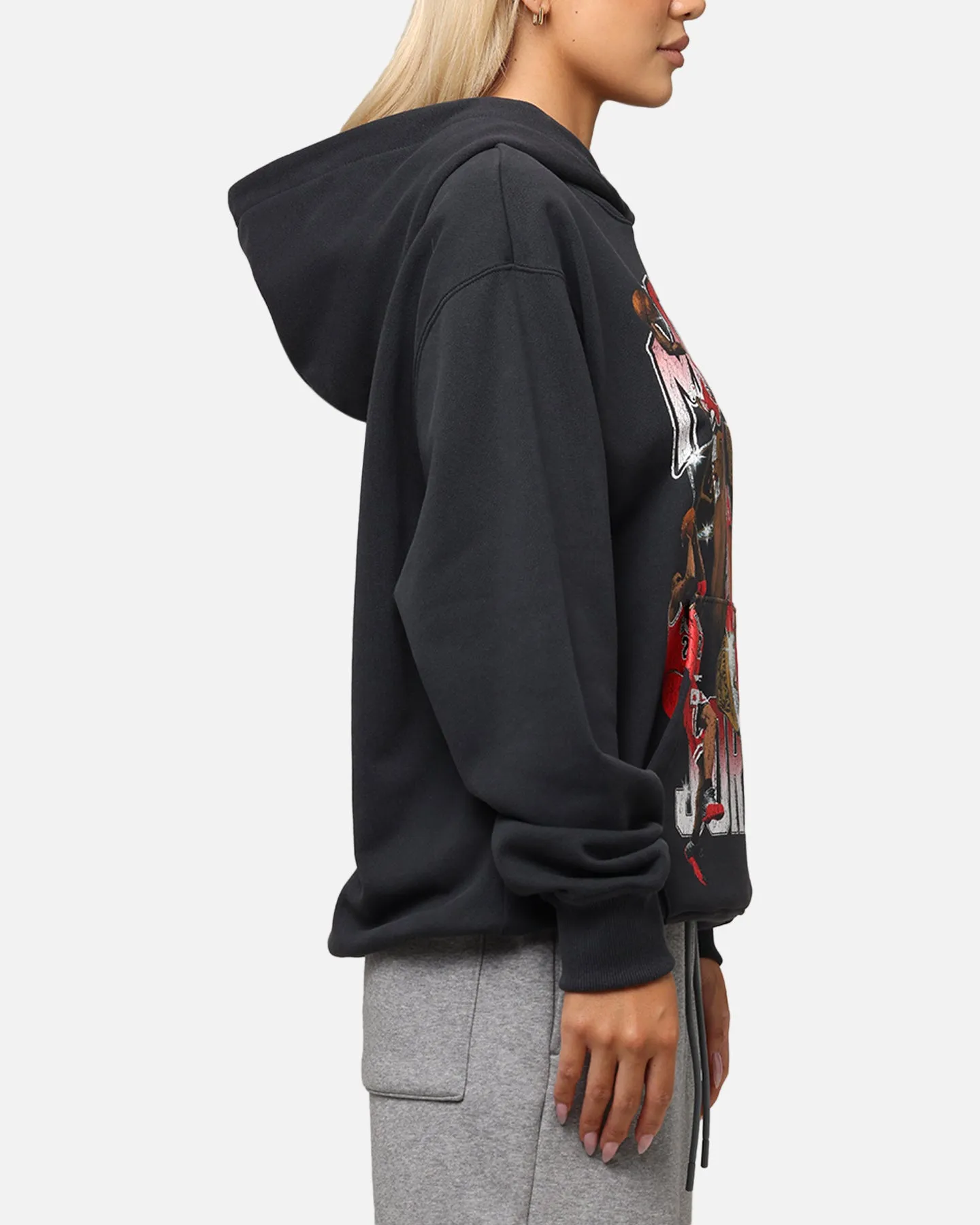 Jordan Jumpman Flight Graphic Fleece Pullover Hoodie Off Noir