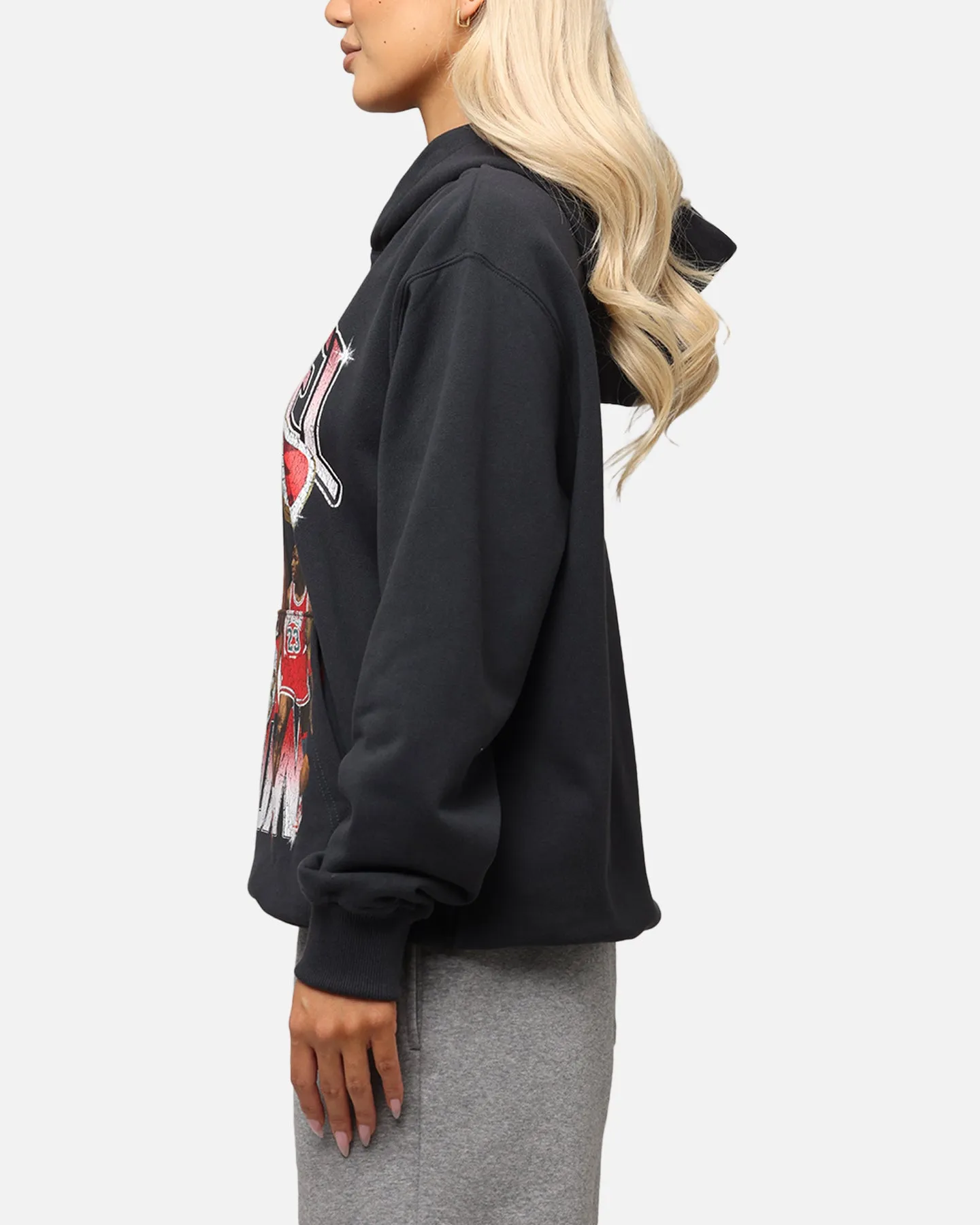 Jordan Jumpman Flight Graphic Fleece Pullover Hoodie Off Noir