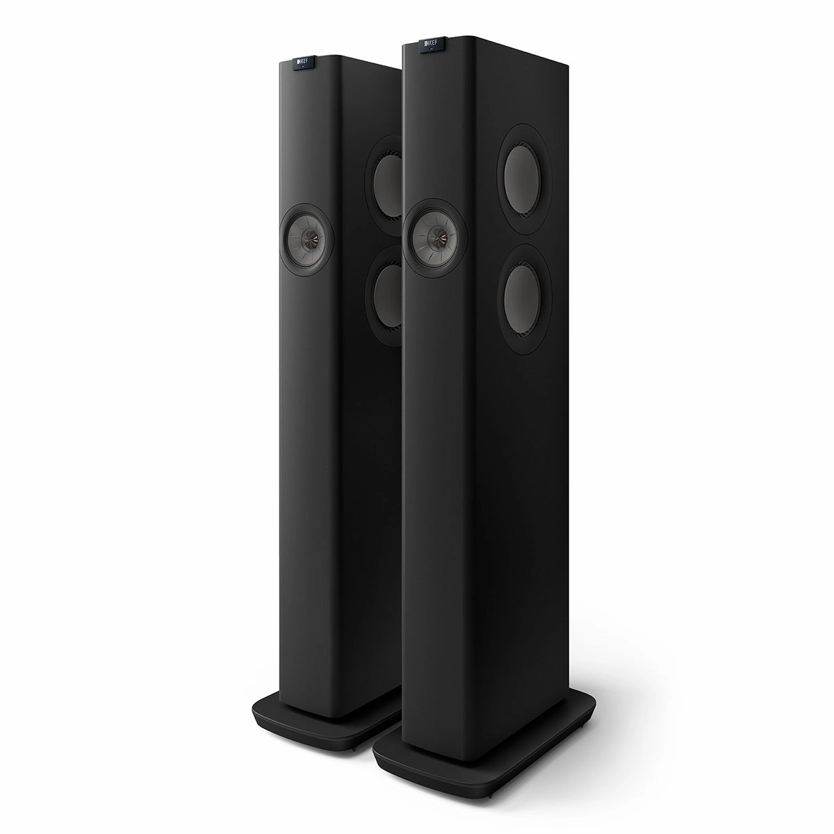 KEF LS60W Wireless Floorstanding Speakers - Pair (Carbon Black)