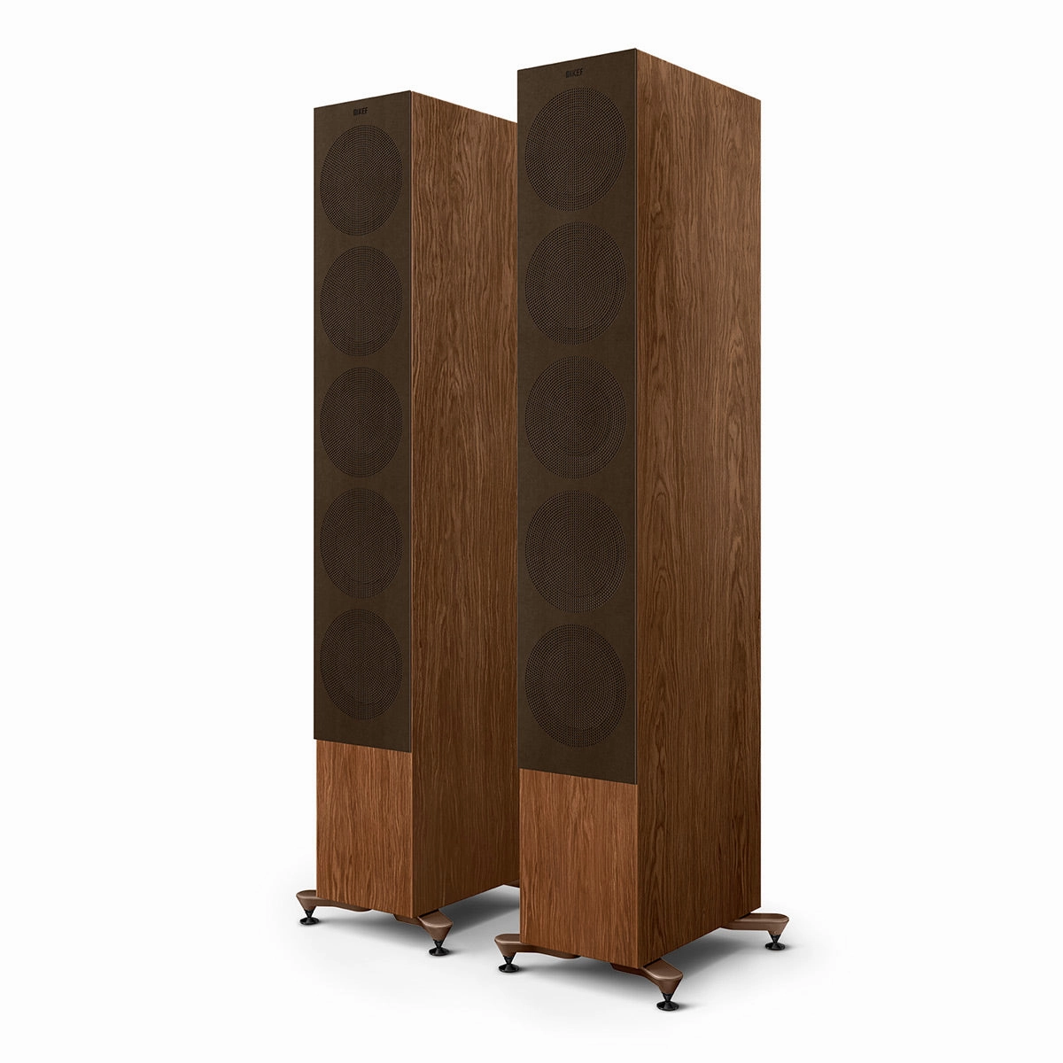 KEF R11 Meta Floorstanding Speaker - Pair (Walnut)