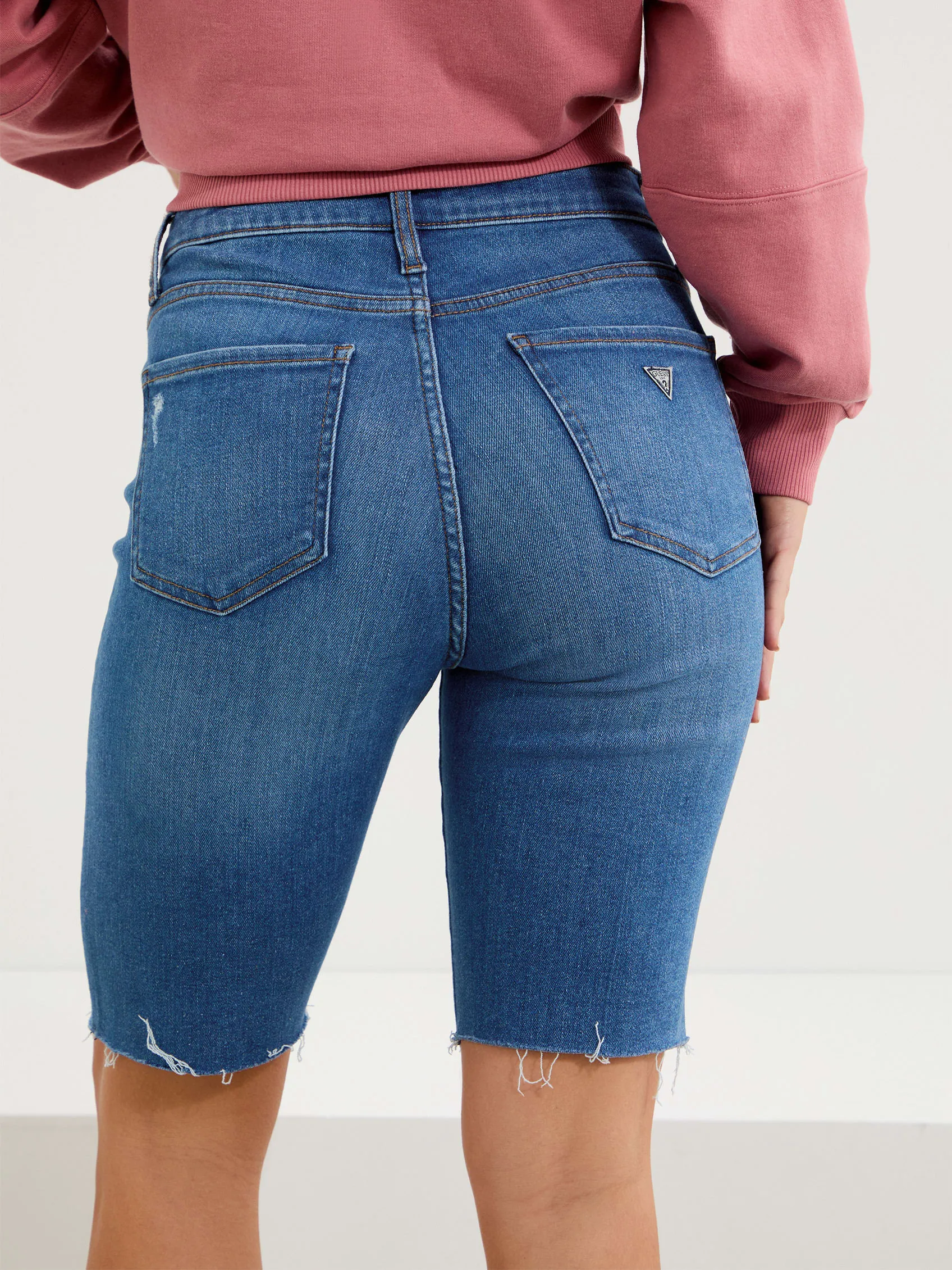 Keira High-Rise Bermuda Shorts