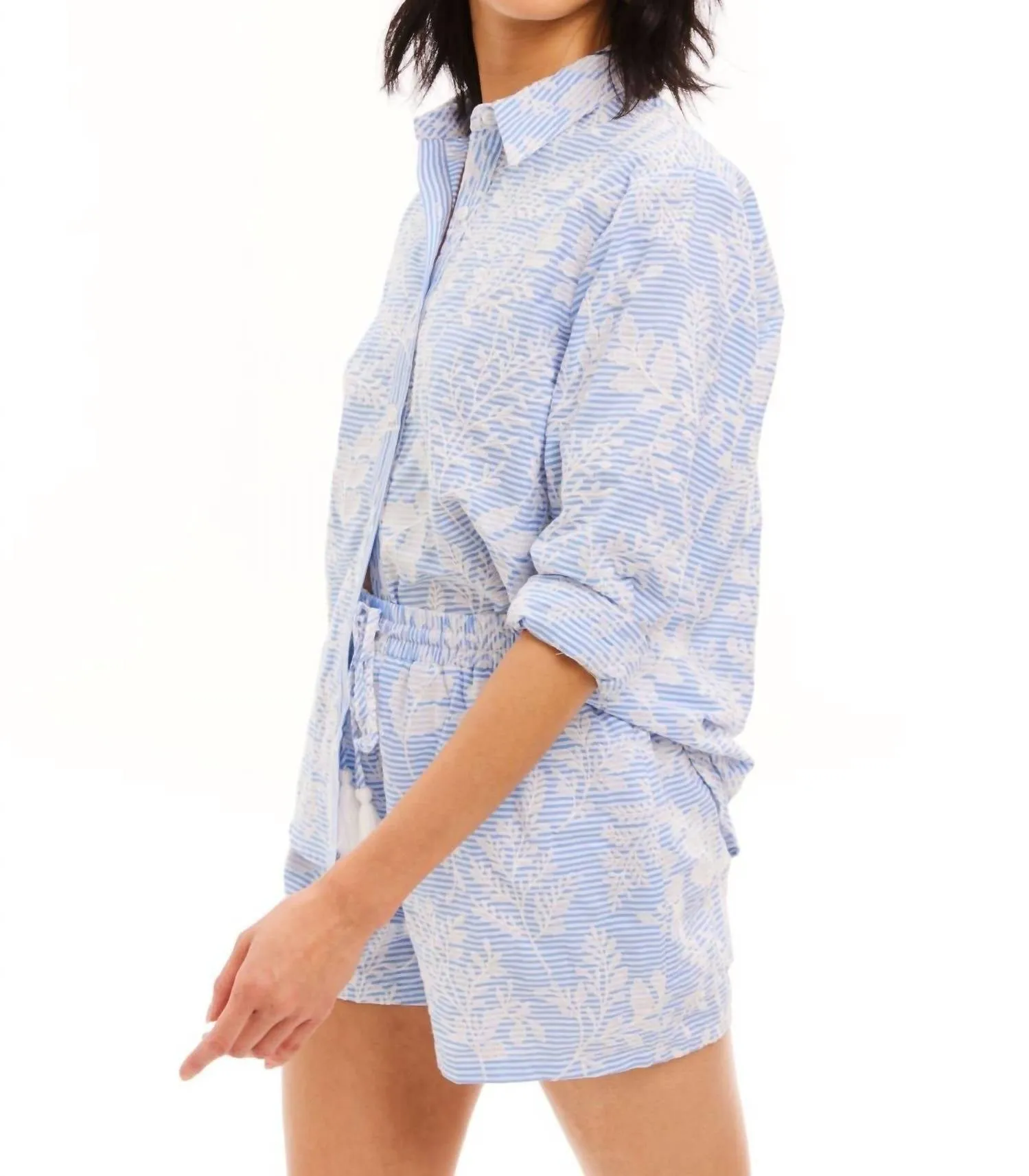 Kendra Shorts In Blue/white