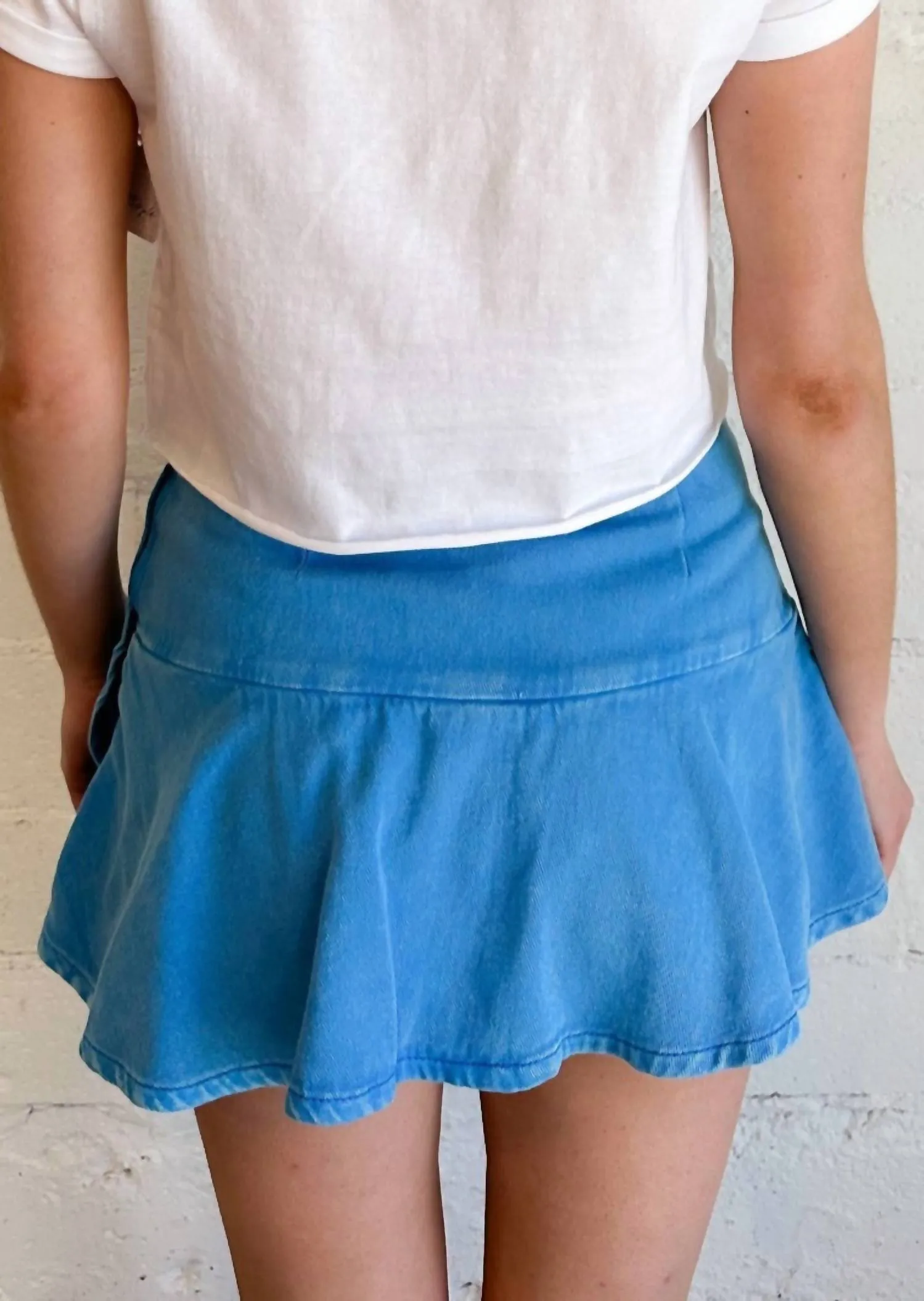 Kennedy Mini Skort In Blue