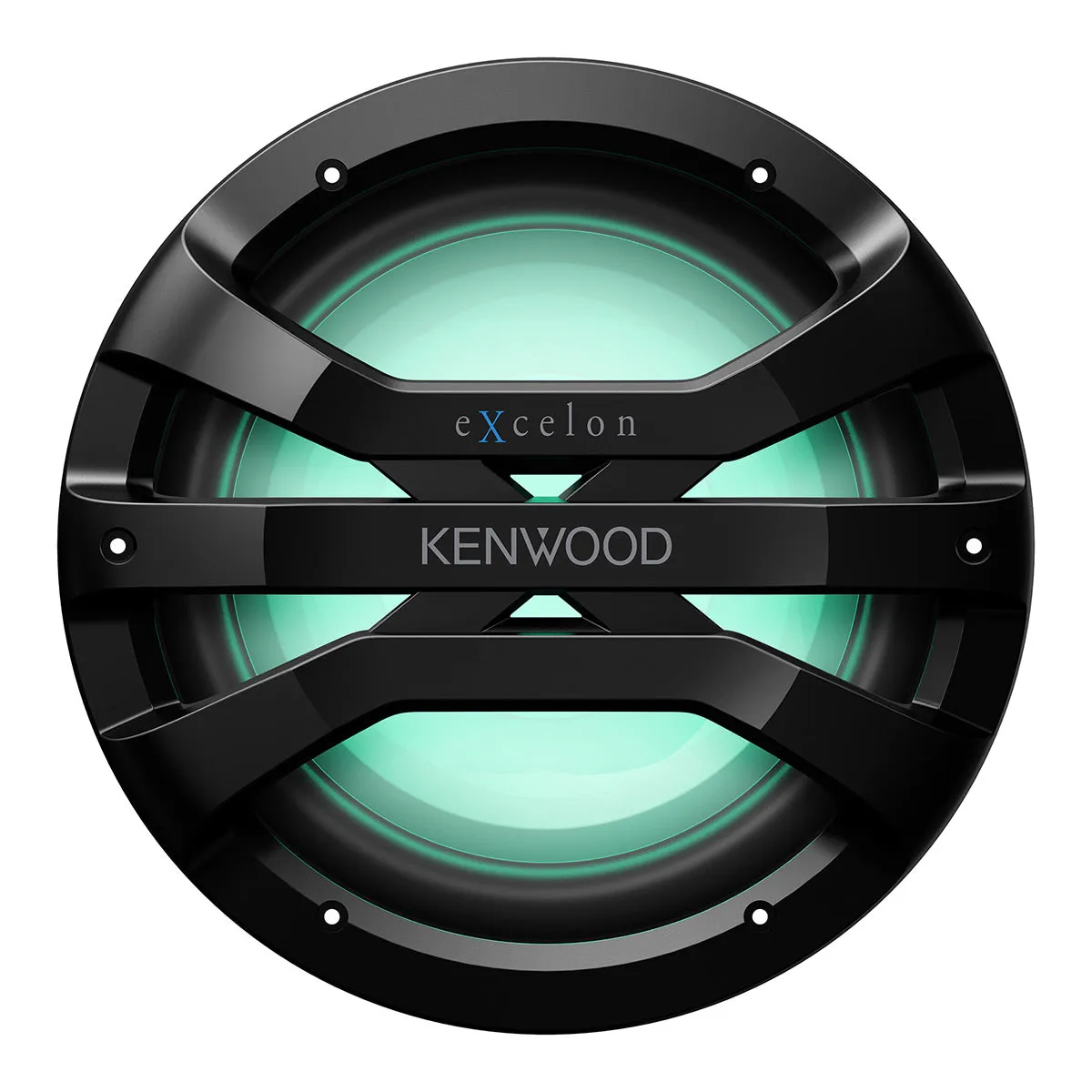 Kenwood XM1041BL eXcelon Motorsports 10" All-Weather Outdoor Subwoofer with Adjustable Lighting - Each (Black)