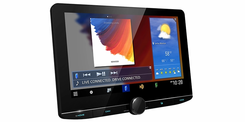 Kenwood DMX1057XR 10.1" Tablet style Floating panel Media player Kenwood Excelon