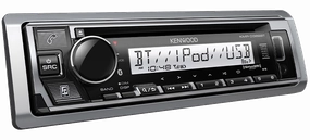 Kenwood KMR-D382BT Marine CD-Receiver with Bluetooth & Conformal Coating