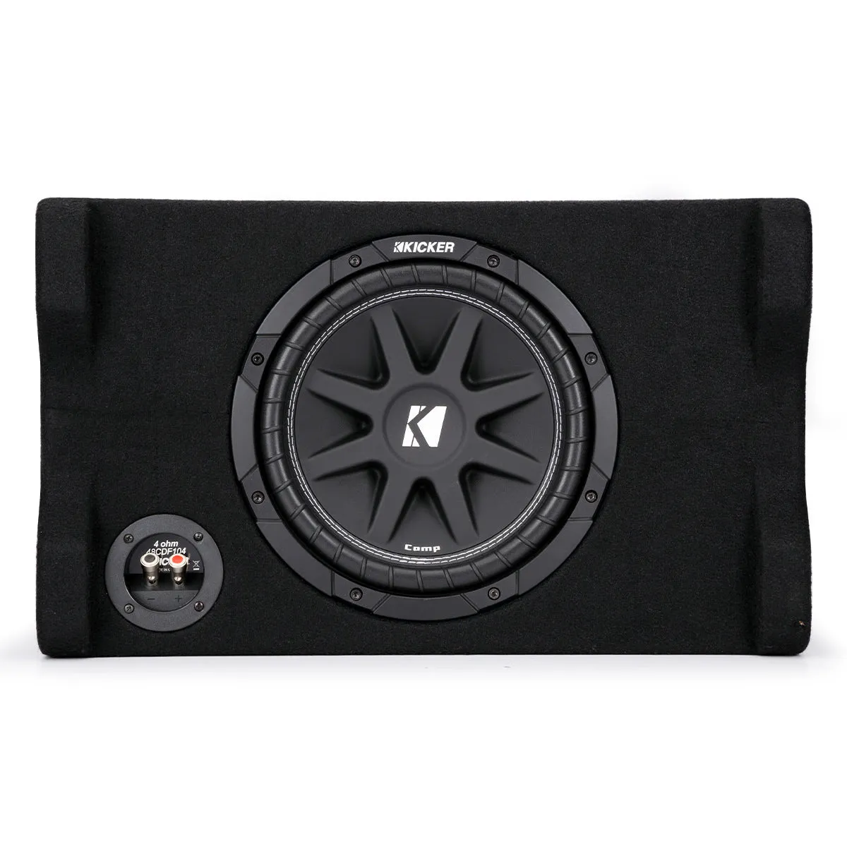 Kicker 48CDF104 Comp 10" Down-Firing Loaded Subwoofer Enclosure