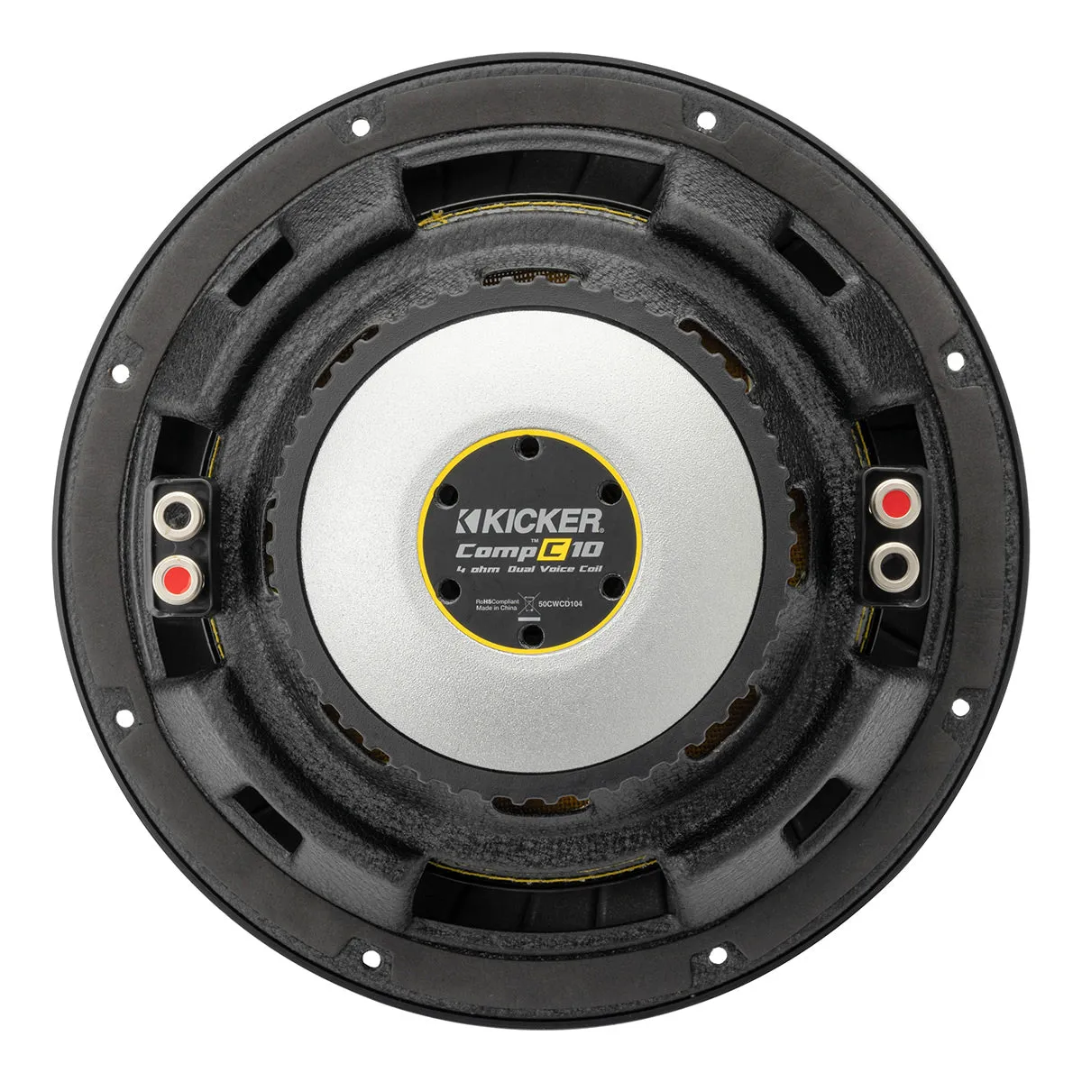 Kicker 50CWCD104 10" 4-Ohm DVC CompC Subwoofer