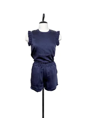 Lauren Short In Summer Navy