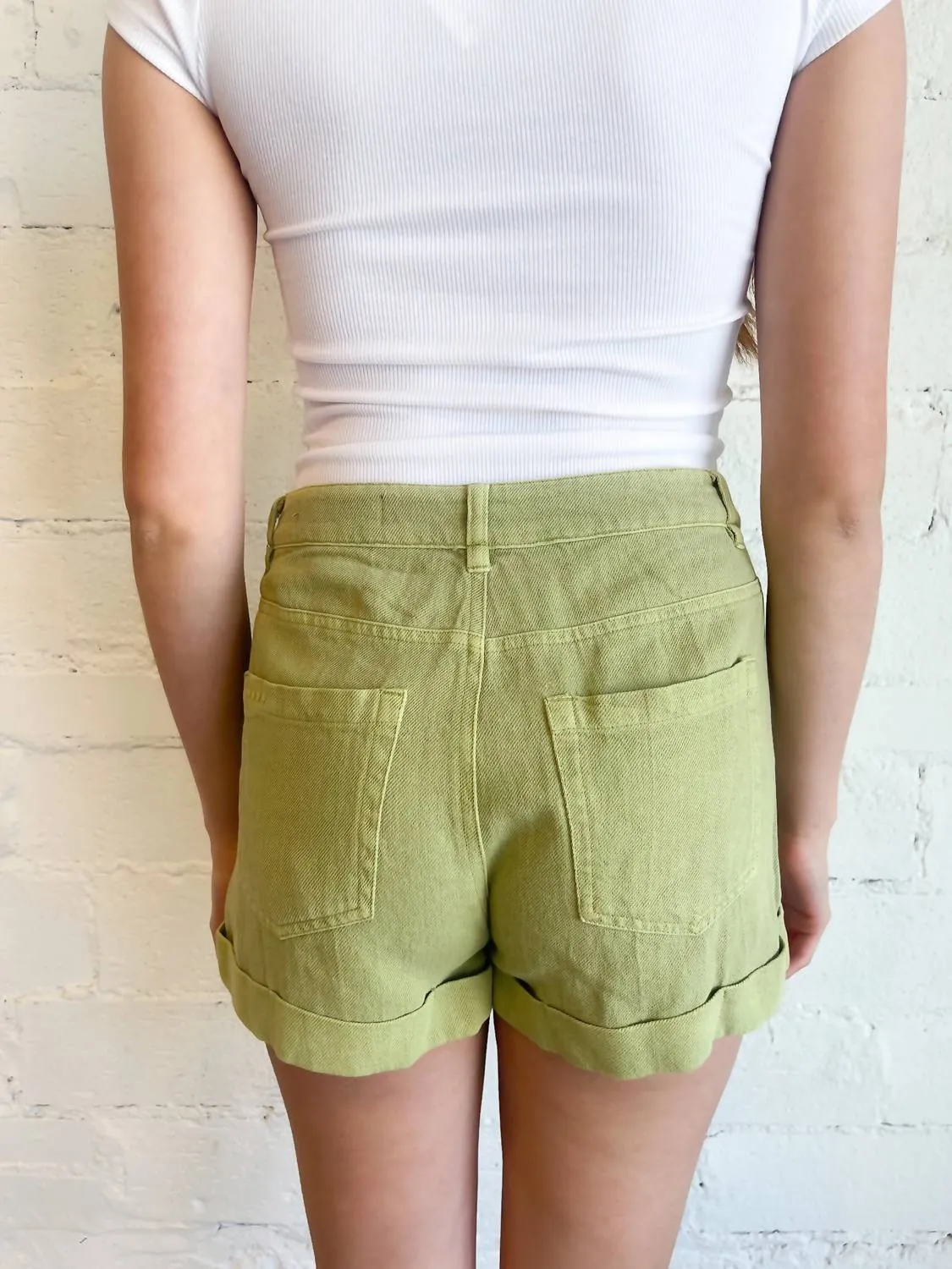 Light Shorts In Green