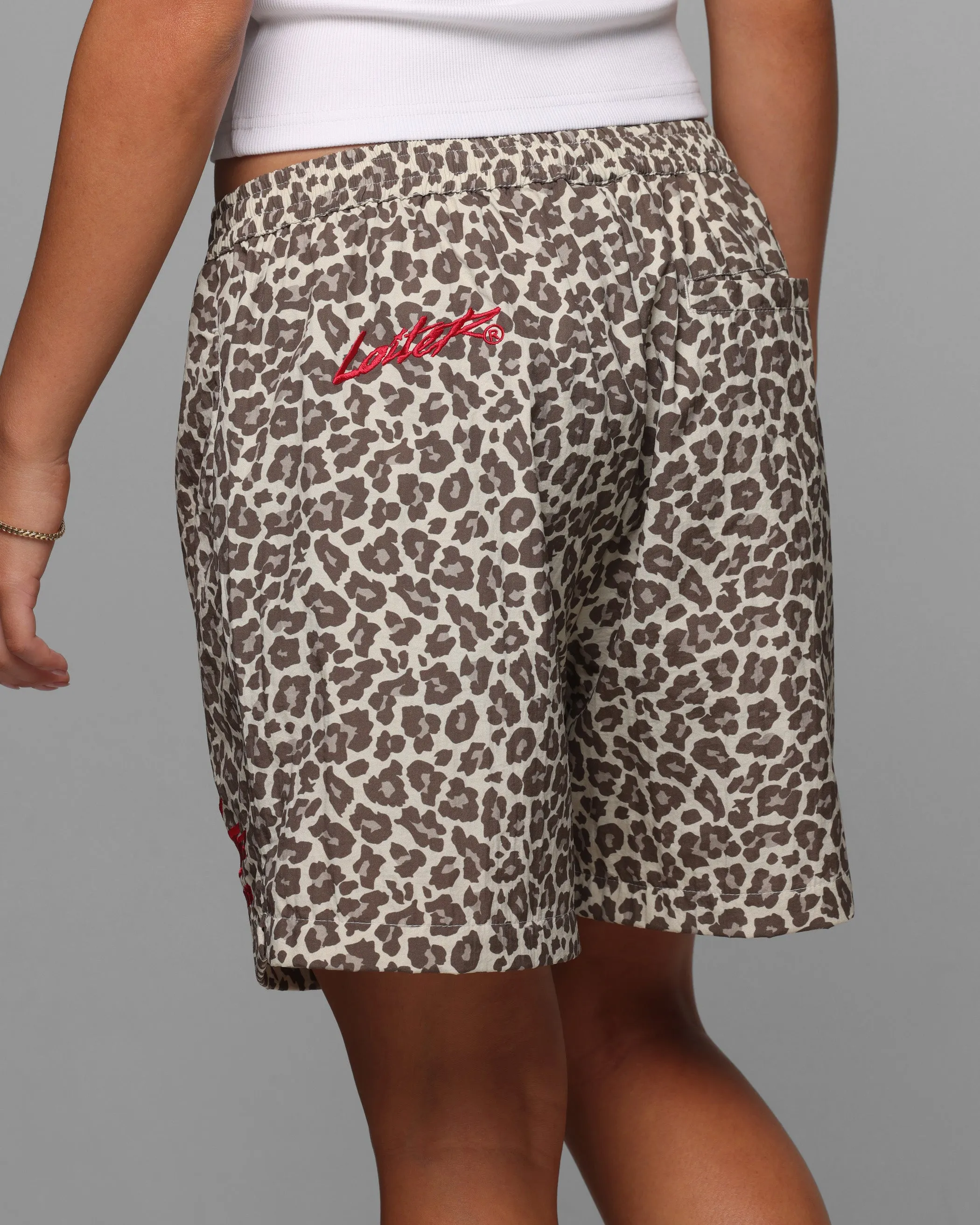 Loiter Cyber Beach Shorts Snow Leopard