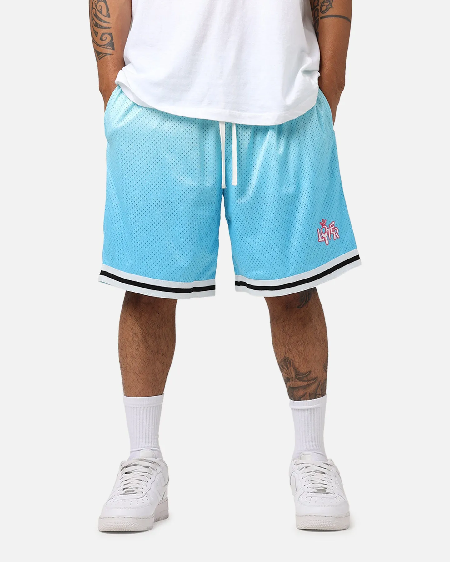 Loiter Gradient Basketball Shorts Blue