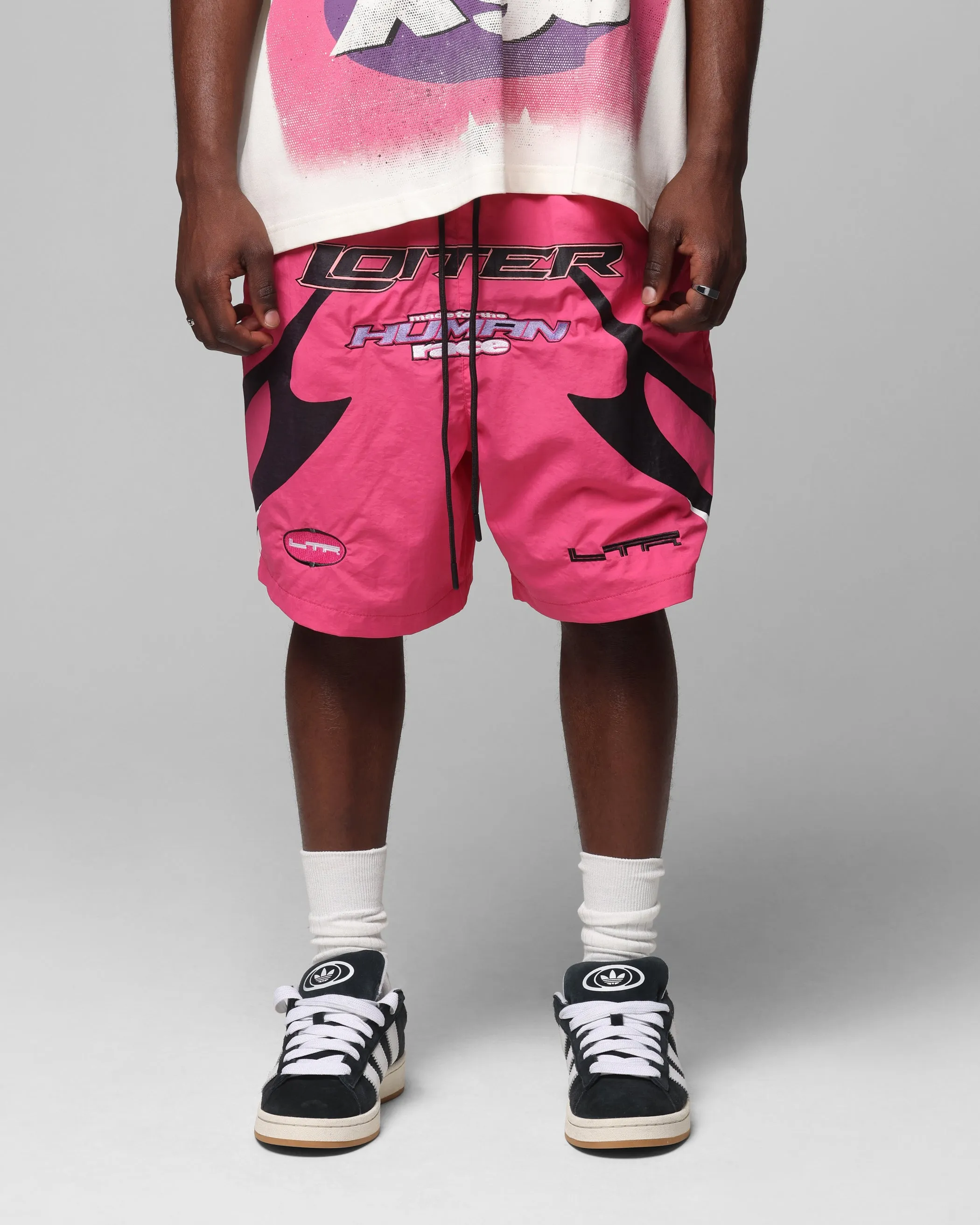 Loiter Motorway Walk Shorts Pink