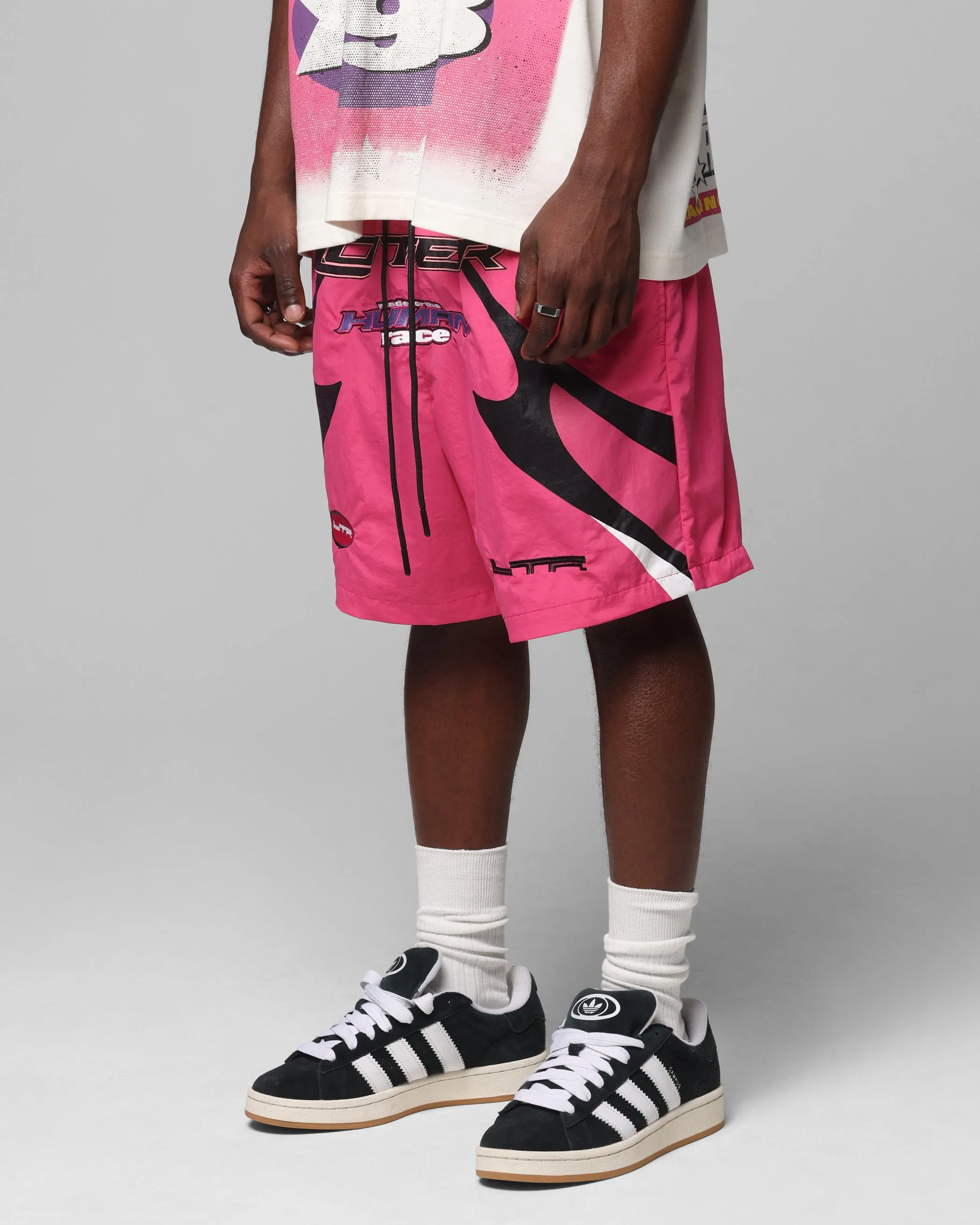 Loiter Motorway Walk Shorts Pink